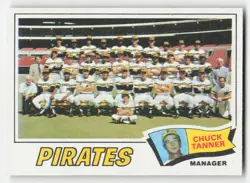 Pittsburgh Pirates / Chuck Tanner 1977 Topps #354 Team Card Ex-Mt - Image 1
