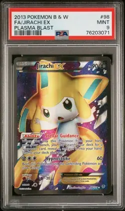 PSA 9 - Jirachi EX - 98/101 - Plasma Blast - Pokemon - Image 1