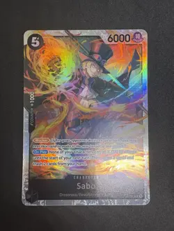 ONE PIECE TCG - SABO ENGLISH - SR - OP04-083 - KINGDOMS OF INTRIGUE - NM - Image 1