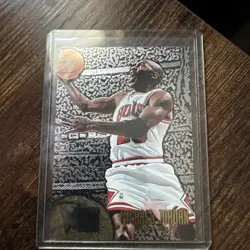 1995-96 Metal #13 Michael Jordan Silver Spotlight E1 - Image 1