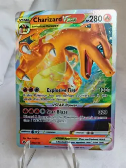 Pokemon Cards Charizard VSTAR 019/159 Crown Zenith Holo Rare VSTAR NM - Image 2