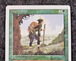 Wanderlust Magic the Gathering Revised 1994 MINT NEVER played MTG....(DS3D1K6) - Image 3