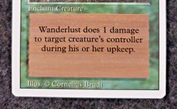 Wanderlust Magic the Gathering Revised 1994 MINT NEVER played MTG....(DS3D1K6) - Image 5