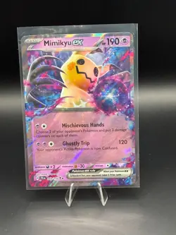 Pokemon TCG | Mimikyu ex 069/159 Sv09: Journey Together Holo Pack Fresh NM+ - Image 1