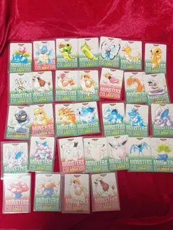 Lot of 32 Vintage 1996 BANDAI Japanese CCG TCG Pokemon Carddass Card G56410 - Image 1