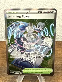 Jamming Tower 261/217 Full Art Ultra Rare Pokemon Card Ascended Heroes NM - Image 1