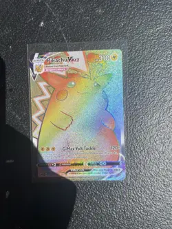 Pokemon Pikachu VMAX 188/185 Vivid Voltage 2020 Secret Rainbow Rare Card TCG NM - Image 3