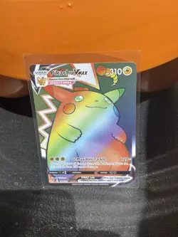 Pokemon Pikachu VMAX 188/185 Vivid Voltage 2020 Secret Rainbow Rare Card TCG NM - Image 4