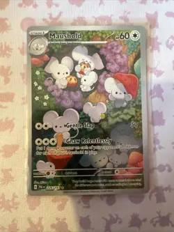 Pokemon Card Maushold 226/193 Paldea Evolved Illustration Rare Near Mint - Image 1