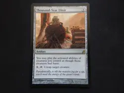 Thousand-Year Elixir MP [Lorwyn] #2 Mtg Magic Free Tracking! - Image 1