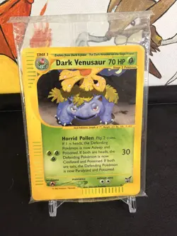 Sealed 8-pack of Pokemon Cards TCG Dark Venusaur #7 Best of Game Promo Card - Image 1