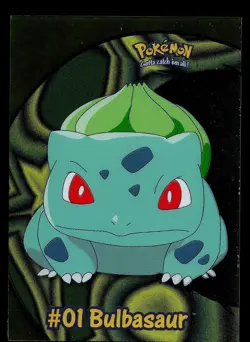 Pokemon Card - Bulbasaur Topps TV Animation Edition 01 Clear Card PC2 - Image 1