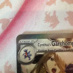 Pokemon TCG Destined Rivals Cynthia's Garchomp EX Card 232/182 - Image 4