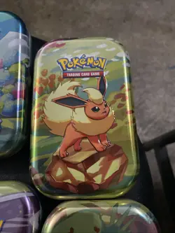 Full Art Set - Empty Pokemon Mini Tins Prismatic Evolutions (NO CARDS OR PACKS) - Image 5