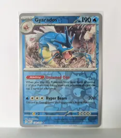 NM/M - Gyarados 130/165 - Reverse Holo - 151 - Pokemon Card TCG #1 - Image 1
