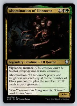 Abomination of Llanowar 265 Uncommon Commander Legends Magic: The Gathering NM - Image 1