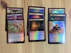 MTG 9 Card FOIL Lot Avatar TLA Final Fantasy - Uncle Iroh Popular Entertainer NM - Image 1