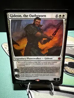 Gideon, the Oathsworn - War of the Spark - Foil - 265/264 Mythic, HP/DMG, MTG - Image 1