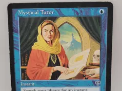 MTG Mystical Tutor Mirage MP 1996 Vintage Blue Instant Tutor EDH Legacy Staple - Image 2