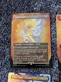 Secret Lair x Sonic the Hedgehog Friends and Foes Foil Set MtG Holo - Image 2