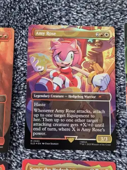 Secret Lair x Sonic the Hedgehog Friends and Foes Foil Set MtG Holo - Image 4