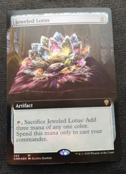 Jeweled Lotus - Foil - Extended Art - Commander Legends - MTG - NM - EN - 695 - Image 1