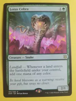 MTG - Lotus Cobra - ZNR 193/280 - Zendikar Rising - Rare - Magic the Gathering - Image 1