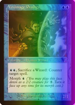 MTG Voidmage Prodigy (34/122) Time Spiral - Timeshifted LP FOIL - Image 1