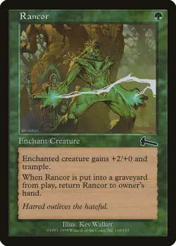 MTG Magic the Gathering Rancor (110/143) Urza's Legacy MP - Image 1