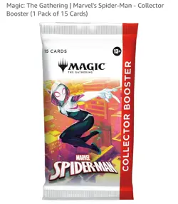 PRESALE Magic The Gathering Marvel's Spider Man Collector Booster Pack New MTG - Image 1