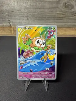 Pokemon First Partner Illustration Collection Series 1 Alolan GEN 7 Starters NM - Image 3