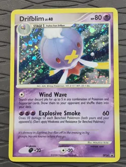 Drifblim DP34 Diamond and Pearl Holo Promo 2008 Pokemon Card - Image 1