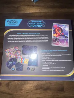 Pokemon Elite Trainer Box Mega Evolution Phantasmal Flames Charizard Gengar - Image 3