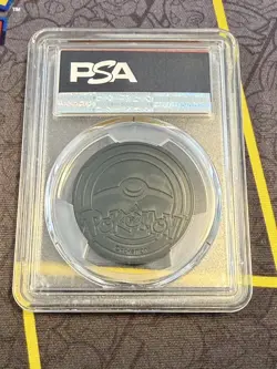 2019 Pokemon Promo Coin Detective Pikachu (HOLO) PSA 10 Gem mint - Image 2