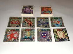 Pokemon Sticker Amada 1998 82-piece combination set Japanese ☆251218 - Image 1