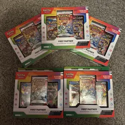 Pokemon First Partner Illustration Collection Lot Of 5 - Image 1