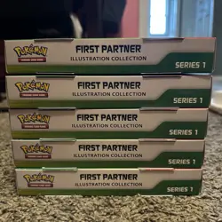 Pokemon First Partner Illustration Collection Lot Of 5 - Image 2