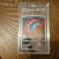 Pokemon Dondozo 207/198 Scarlet & Violet Illustration Rare TAG 7.5 Holo - Image 1