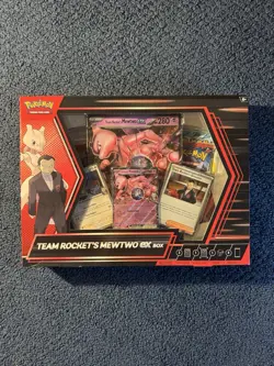 Pokemon TCG Team Rocket's Mewtwo EX Box - New & Sealed - Image 1