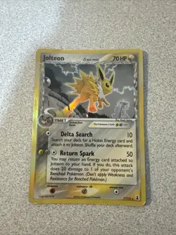 POKEMON JOLTEON DELTA 7/113 EX DELTA SPECIES HOLO RARE VINTAGE ELECTRIC STEEL - Image 1