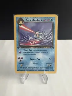 Pokemon TCG : Dark Golduck - Team Rocket 1st Edition 37/82 Non Holo WOTC NM - Image 1