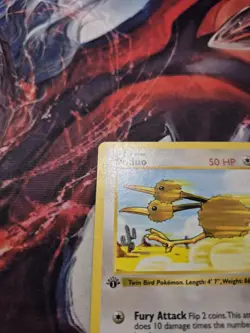 Pokemon 1st Edition Shadowless Base Set Common Doduo 48/102 - MP - Image 4