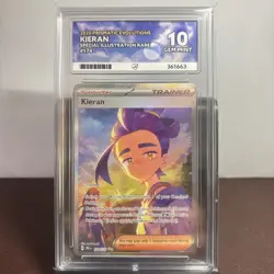 Pokemon TCG Prismatic Evolutions Kieran 174/131 Special Illustration Rare ACE 10 - Image 1