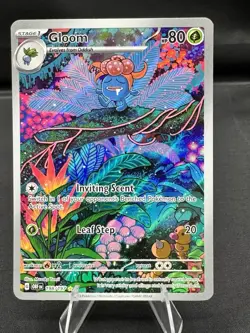 Pokemon tcg Gloom SV03: Obsidian Flames Illustration Rare Holo 198/197 80 HP - Image 1