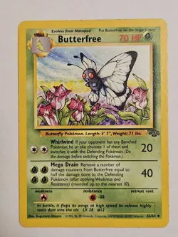Pokemon TCG Butterfree Non-Holo Jungle Set - Image 1