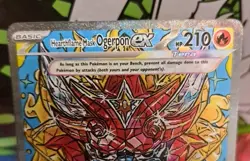 Pokemon TCG Hearthflame Mask Ogerpon EX Prismatic Evolution SIR NM - Image 3