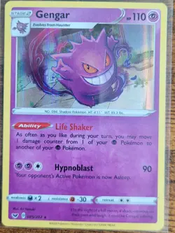 Gengar 85/202 - Holo Rare - Pokemon TCG - Sword and Shield Base Set - Image 1