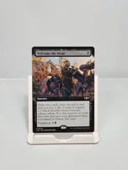 Welcome the Dead 70 Extended Art Rare Tarkir: Dragonstorm Commander TDC MTG - Image 1