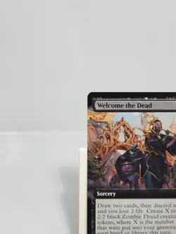 Welcome the Dead 70 Extended Art Rare Tarkir: Dragonstorm Commander TDC MTG - Image 2