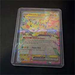 Pokemon Pikachu EX 057/191 Resolute Heart Topaz Bolt Holo 200 HP Pokemon TCG - Image 1